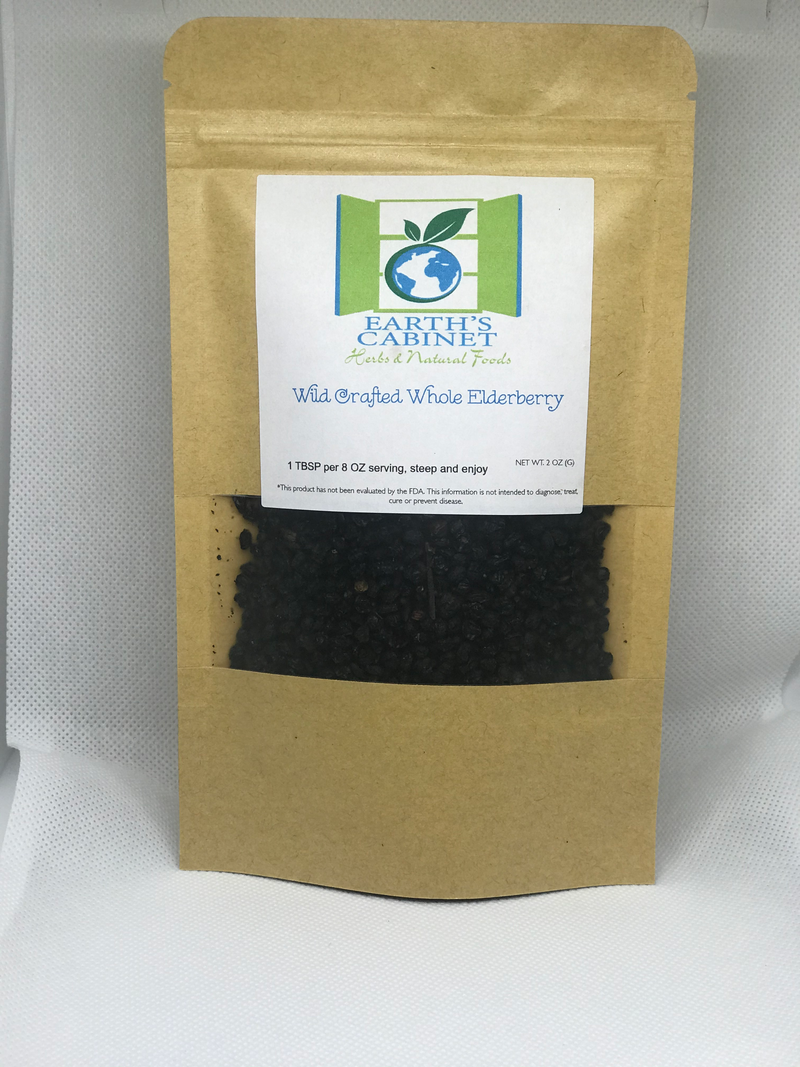 Wild Crafted Whole Elderberry